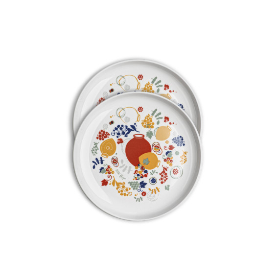 Plate (2 pcs) - Qvevrebi - 19cm