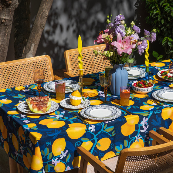 Tablecloth - Lemon, ზომა: 140 x 140 სმ, Material: Polyester, 15 image
