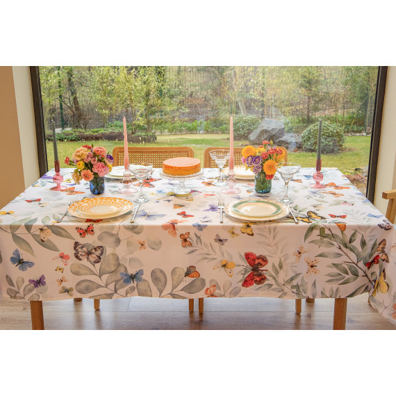 Tablecloth - Butterflies, Size: 210x140, მასალა: პოლიესტერი, 4 image