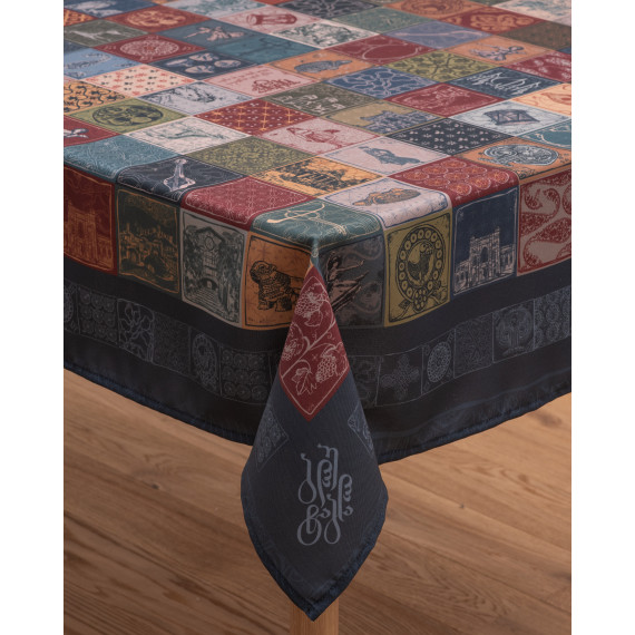 სუფრა ქართული, ზომა: 210 x 140 სმ, აირჩიეთ მასალა: პოლიესტერი, 8 სურათი