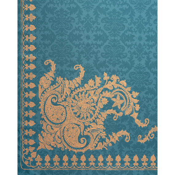 Tablecloth - Bagrationi - Turquoise - Polyester, ზომა: 210 x 140 სმ, Material: Polyester, 3 image