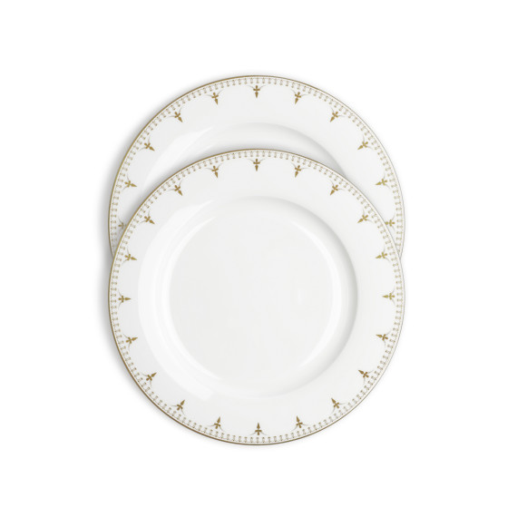 Plate (2 pcs) - Bardzimi - Porcelain - 25cm