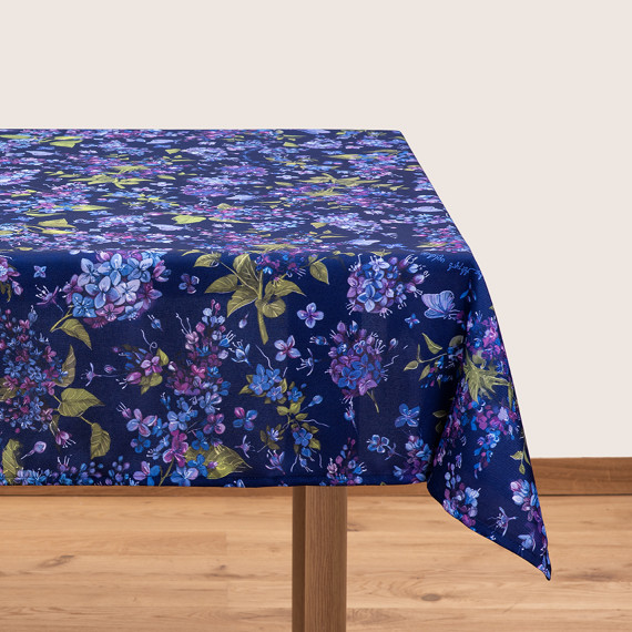 Tablecloth - Lilac - Purple, Material: Polyester, Size: 140x140, 4 image