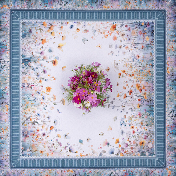 Tablecloth - Blooming, Size: 140x140, Material: Polyester , 4 image