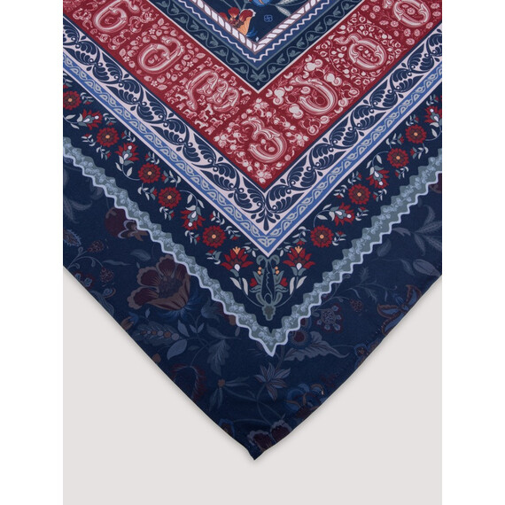 Tablecloth - 33 - Blue/Red, Size: 140x140, Material: Polyester , 6 image