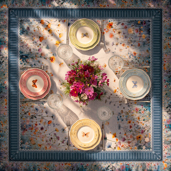 Tablecloth - Blooming, Size: 140x140, Material: Polyester , 13 image