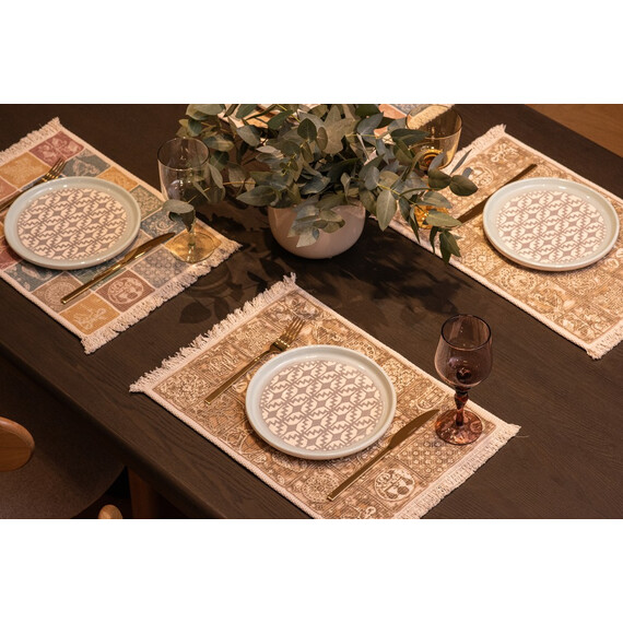 Placemats - Georgian Beige 2 Pc, 6 image