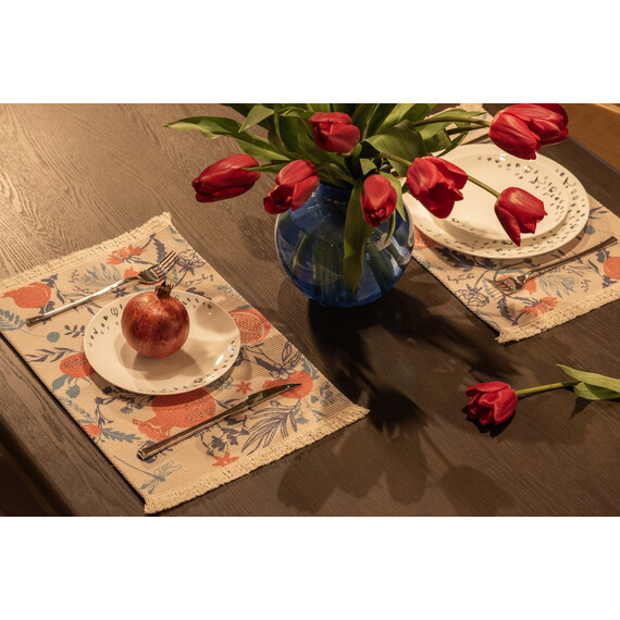 Placemats - Pomegranate - 2 Pc, 3 image
