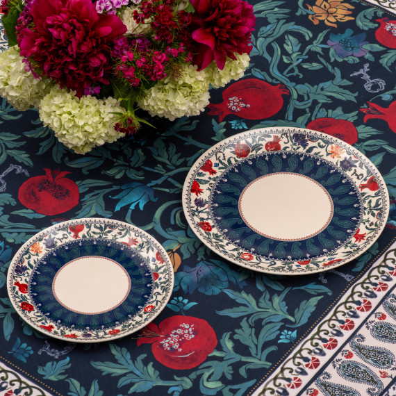 Tablecloth - Pomegranates - Blue, Size: 210x140, Material: Polyester , 6 image