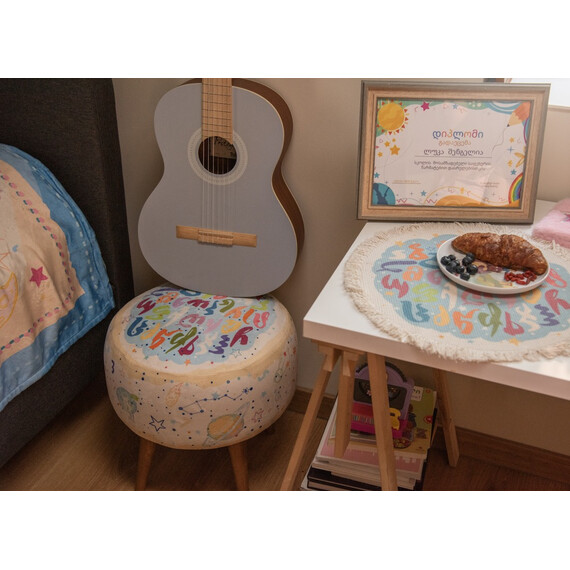 Kids Placemats - Alphabet - Round 2 Pc, 3 image