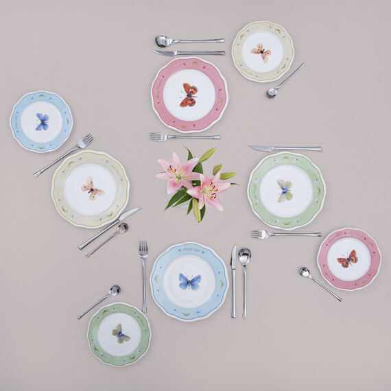 Plate - Meadow Butterflies - 21 cm - 2pcs, 4 image