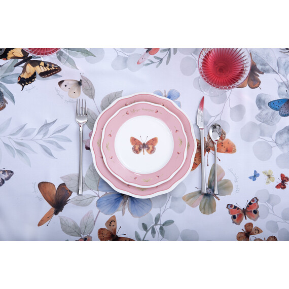 Plate - Meadow Butterflies - 21 cm - 2pcs, 6 image