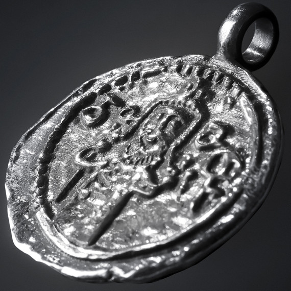Silver Pendant - Davit Aghmashenebeli, 3 image Silver Pendant - Davit Aghmashenebeli, 3 image