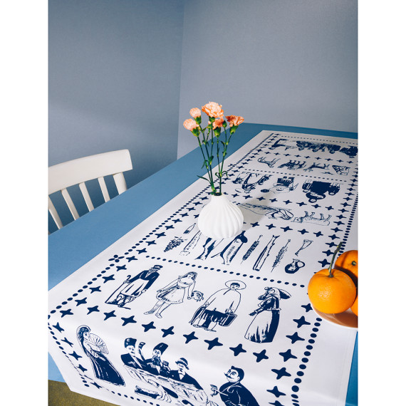 Runner - Pirosmani - White - Polyeste, 3 image