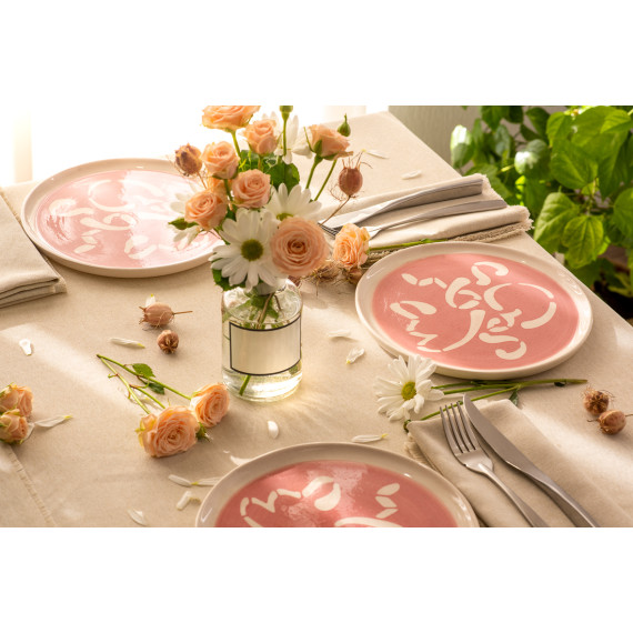 Plate - Anbani - Pink - BlueTabla, 3 image