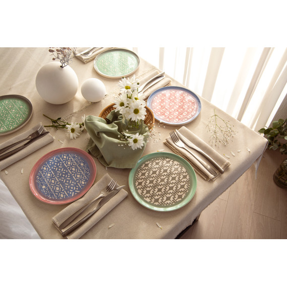 Plate - Carpet - Turquoise - BlueTabla, 5 image