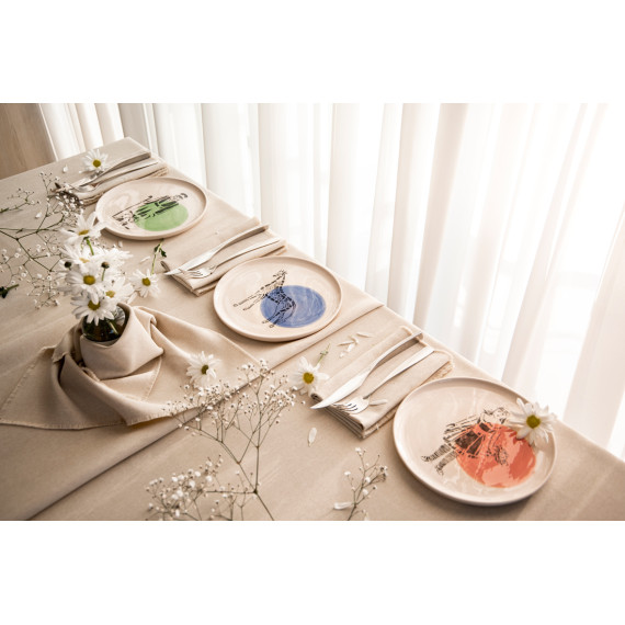 თეფში ფიროსმანი - ჟირაფი, 4 სურათი თეფში ფიროსმანი - ჟირაფი, 4 სურათი