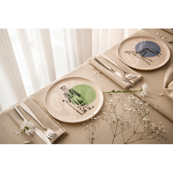 Plate - Pirosmani - Meezove - BlueTabla, 5 image Plate - Pirosmani - Meezove - BlueTabla, 5 image